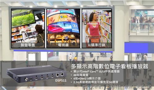 艾訊科技DSP511 4K數(shù)字廣告牌播放器憑借2.5G超快網(wǎng)速，重塑高效廣告發(fā)布新標(biāo)桿